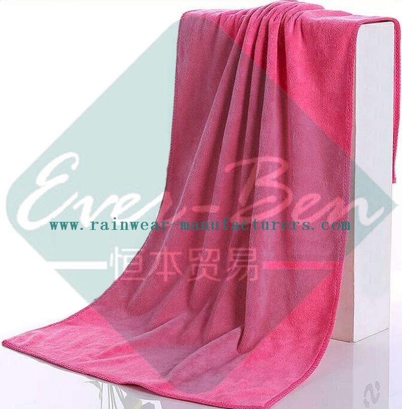 Microfiber pink towels manufacturer